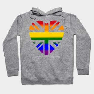 Union Jack Third Culture Series (Heart) (Rainbow) Hoodie